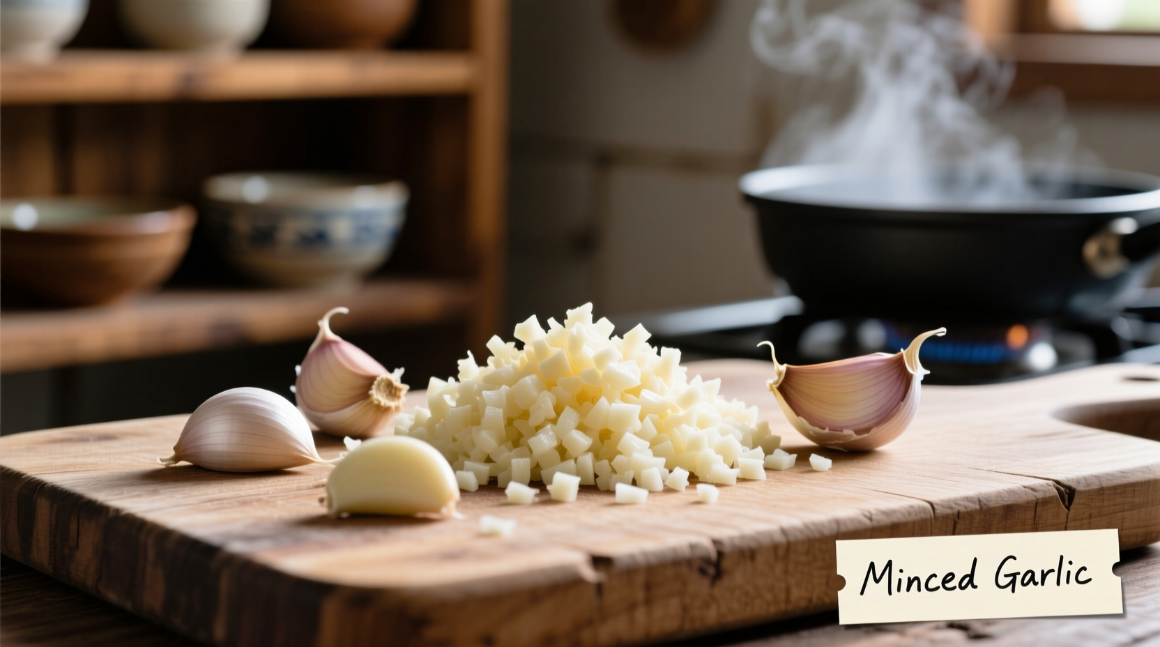 5 cloves of garlic to minced