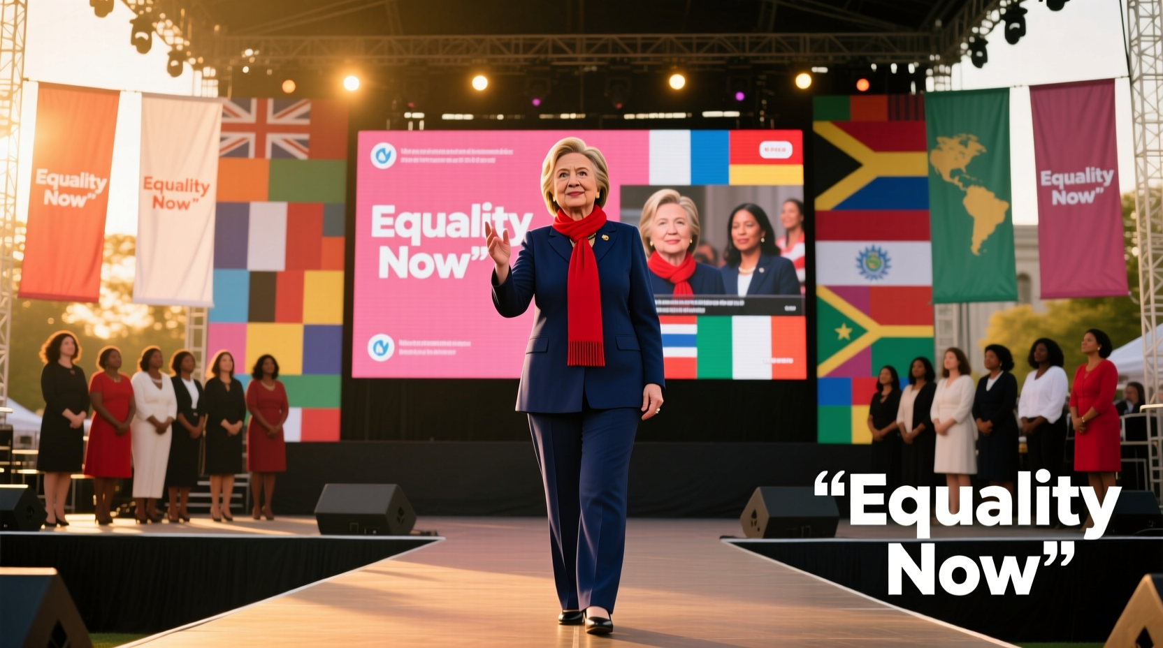 hillary clinton international womens day
