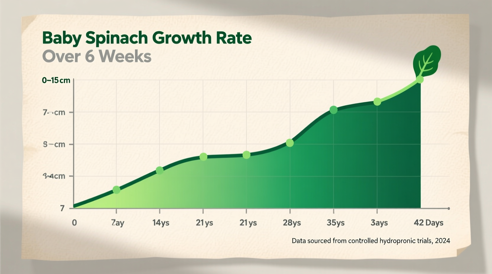 Baby Spinach Growth Rate: Complete Timeline Chart & Analysis