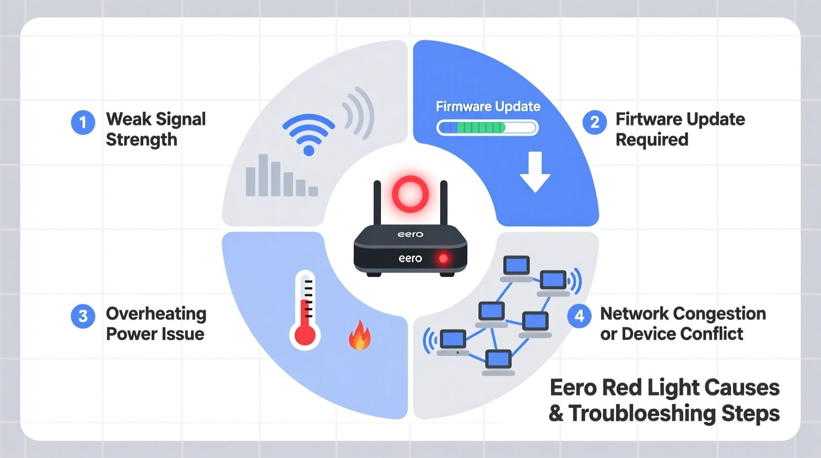 eero red light causes and troubleshooting steps explained