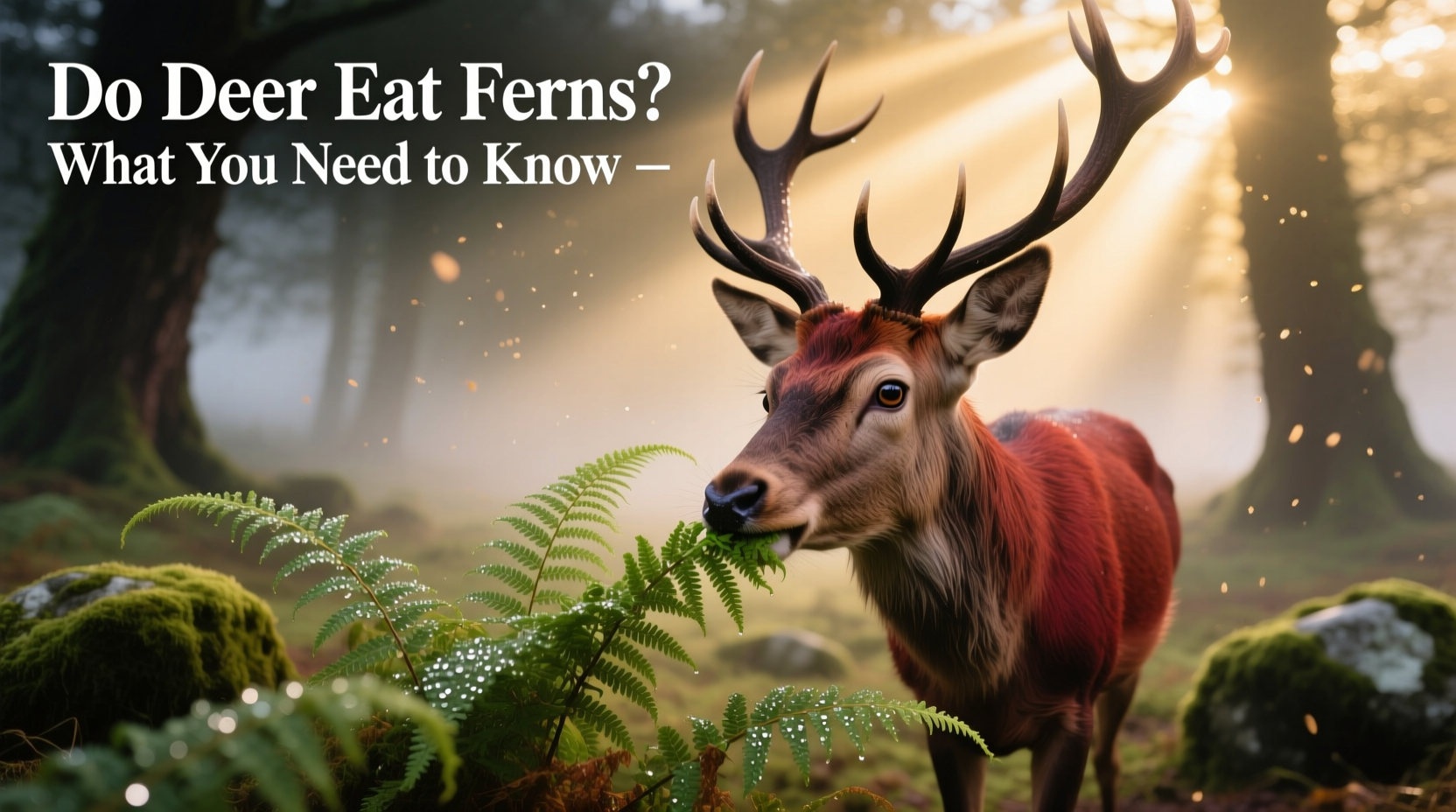 do deer eat fern