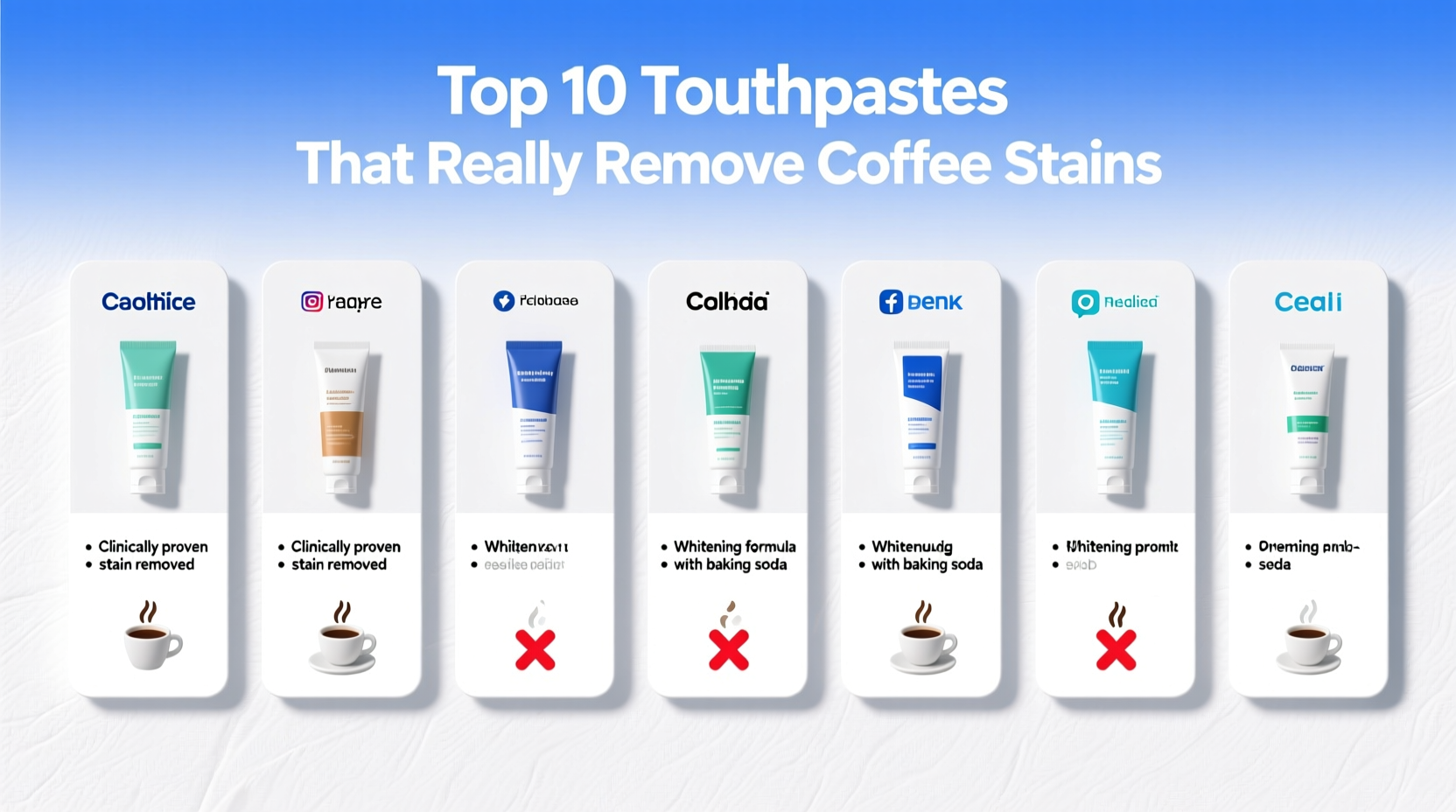 top 10 best toothpaste to remove coffee stains that really work