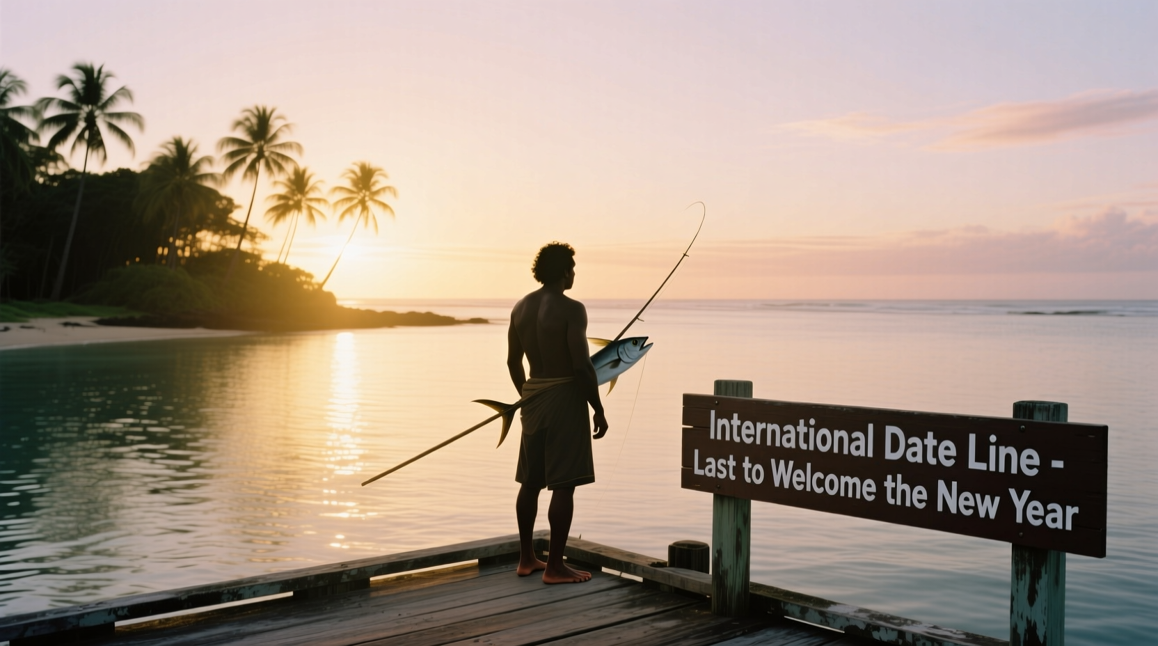 which country experiences new year last