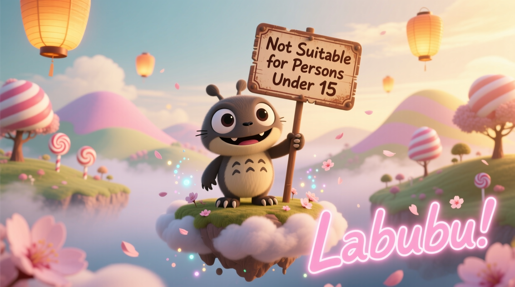 why does labubu say not suitable for persons under 15