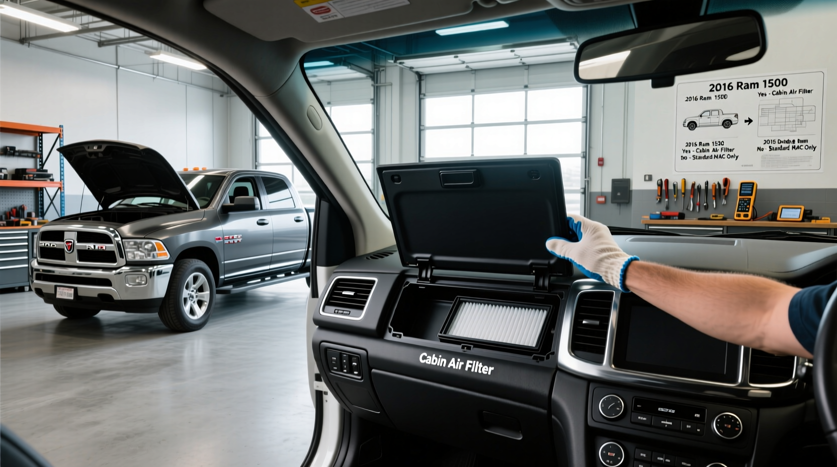 2016 Ram 1500 Cabin Air Filter Location: How to Find and Replace It