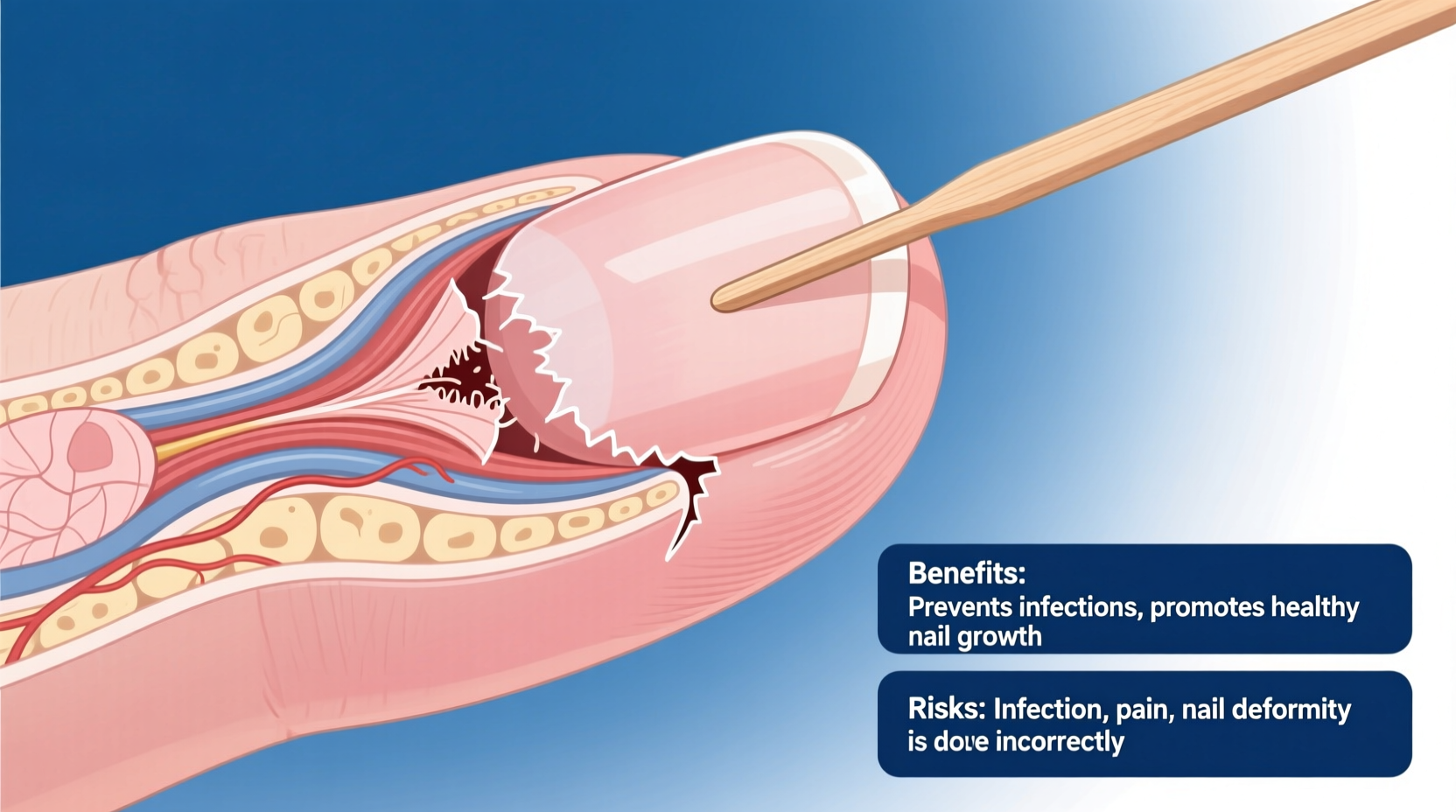 why push back cuticles benefits risks proper technique