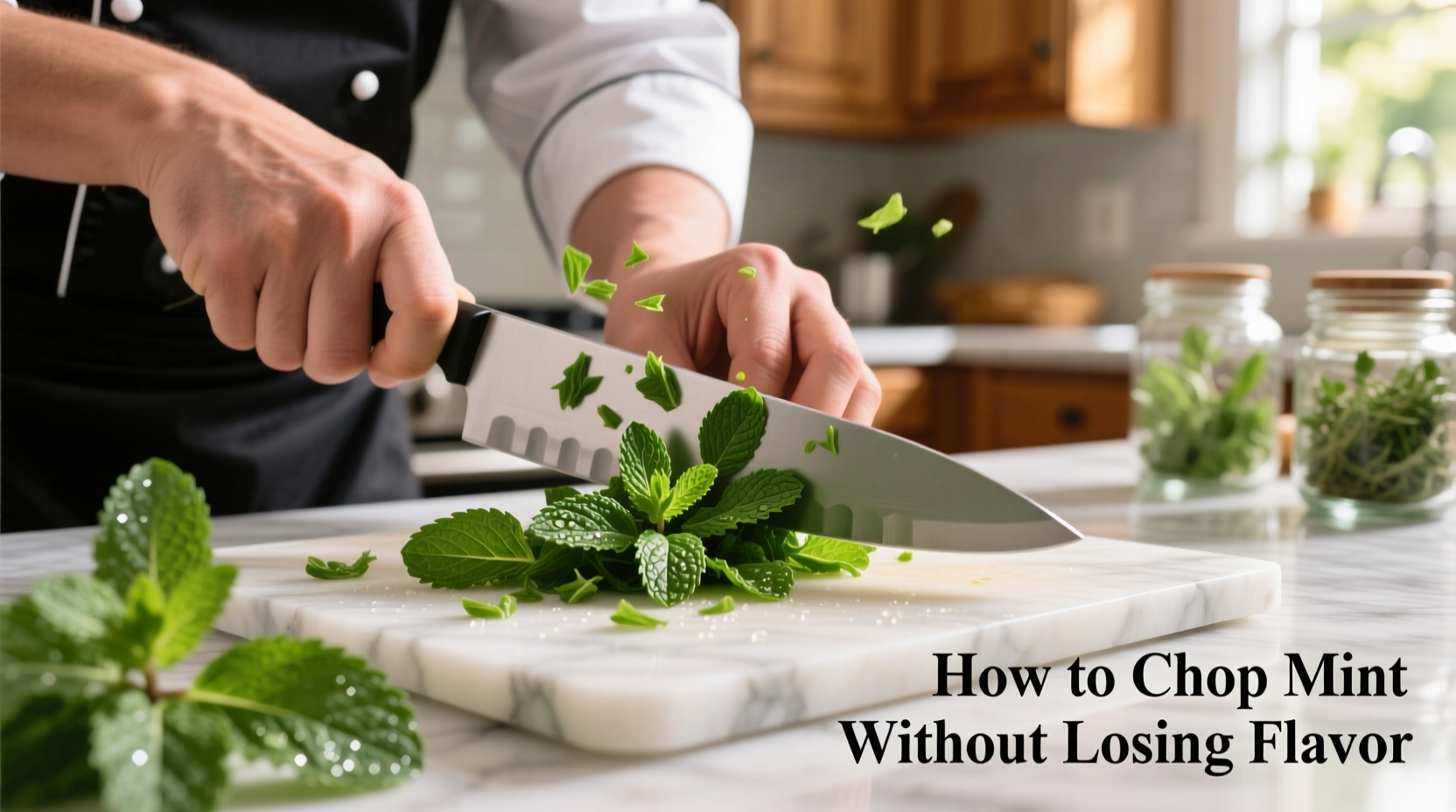 How to Chop Mint Without Losing Flavor