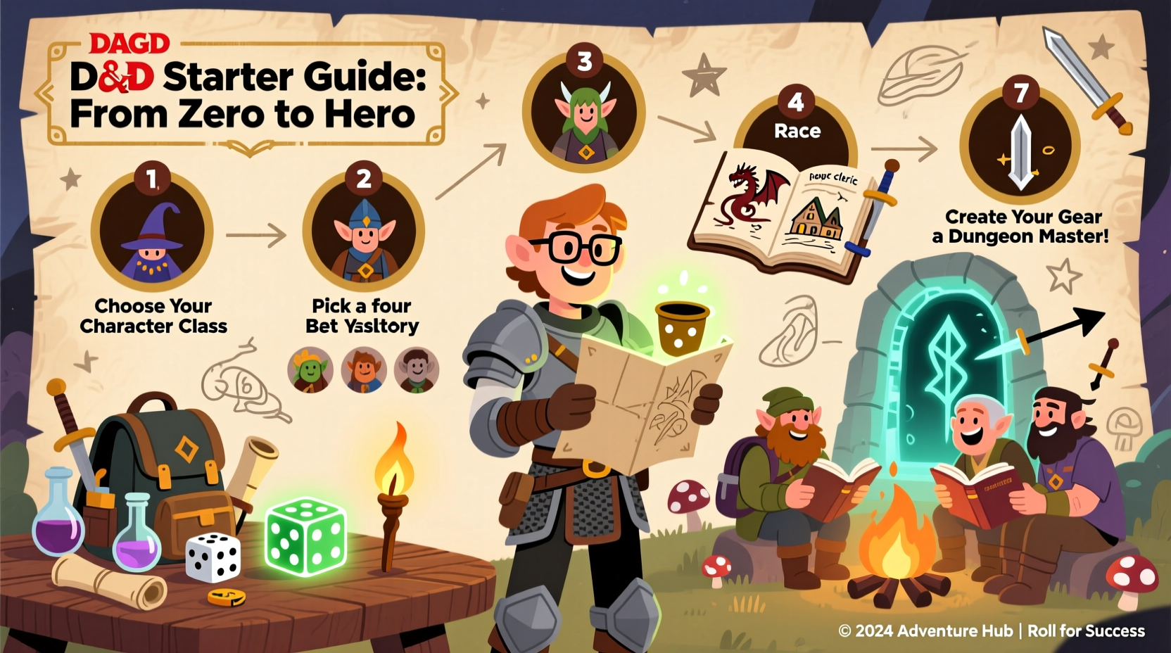 beginners blueprint a step by step guide to starting your dd adventure