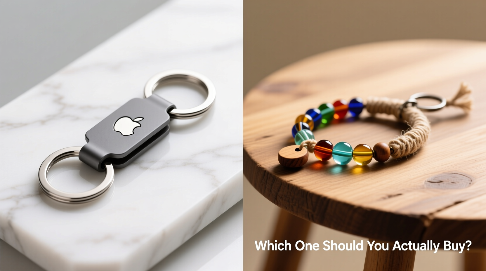 apple keychain vs beaded keychain which one should you actually buy