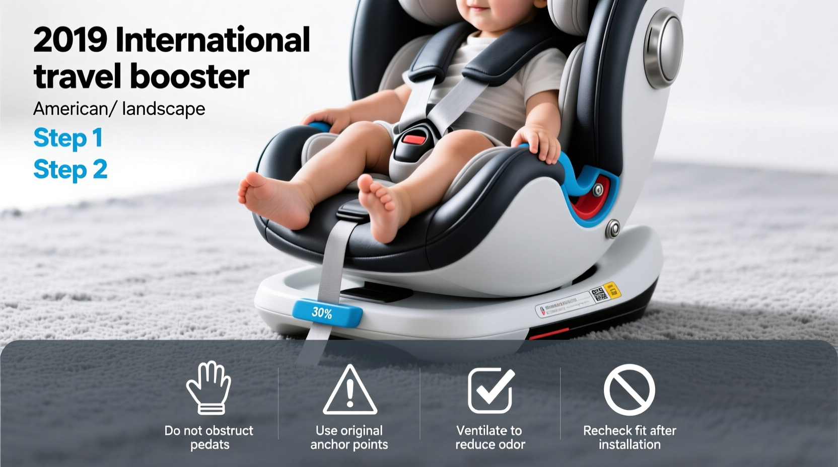 best international travel booster seat 2019