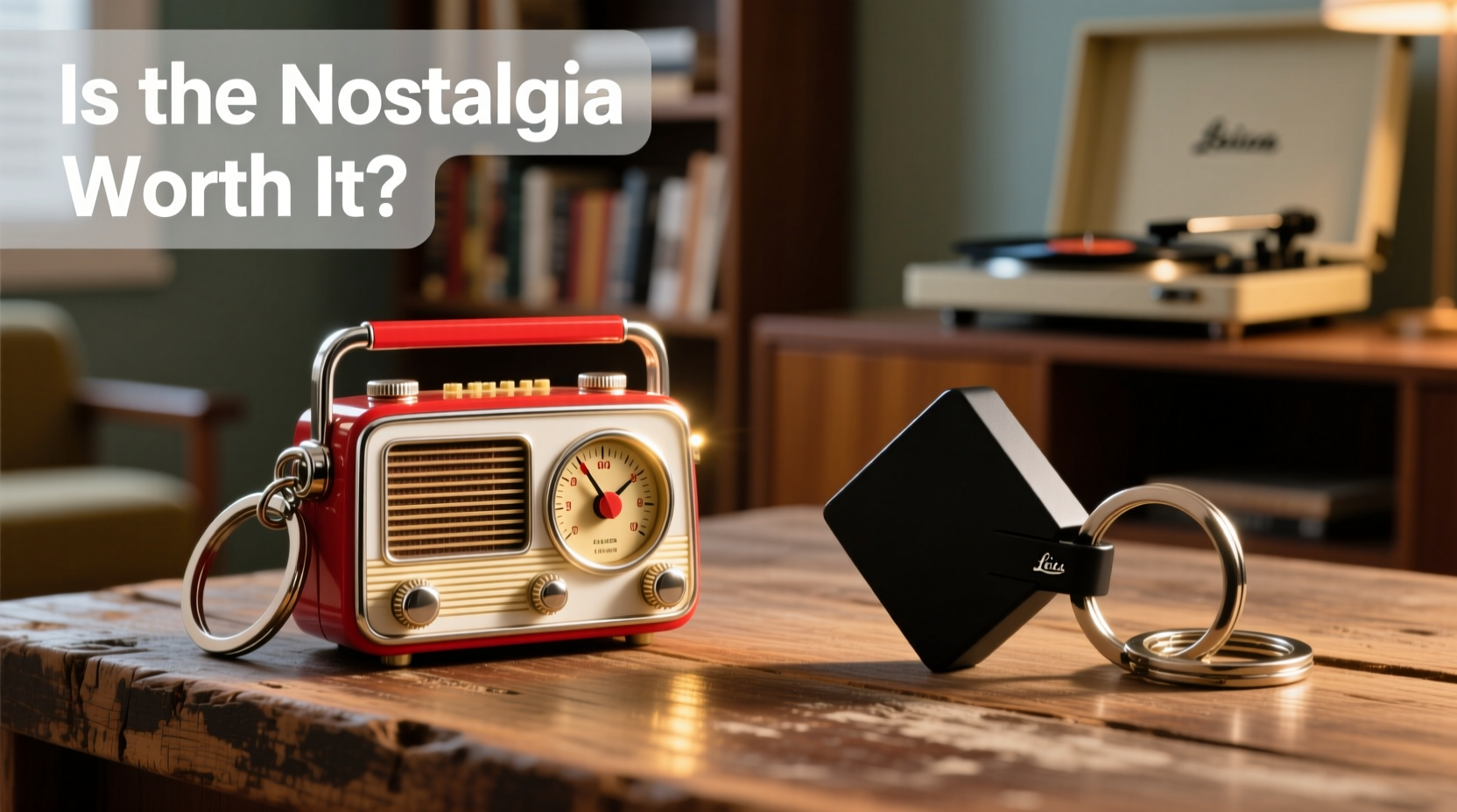 retro radio keychain vs standard keychain is the nostalgia worth it