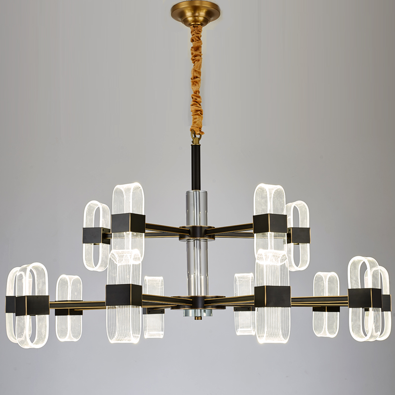 2020 New Hot Sale Indoor Art Fancy Design Sumptuous Pendant LED Chandelier Glass Lamps Modern Luxury Living Room Decor Lighting