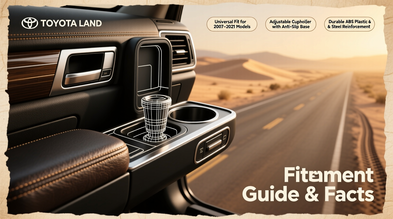 landcruiser armrest cupholder combo