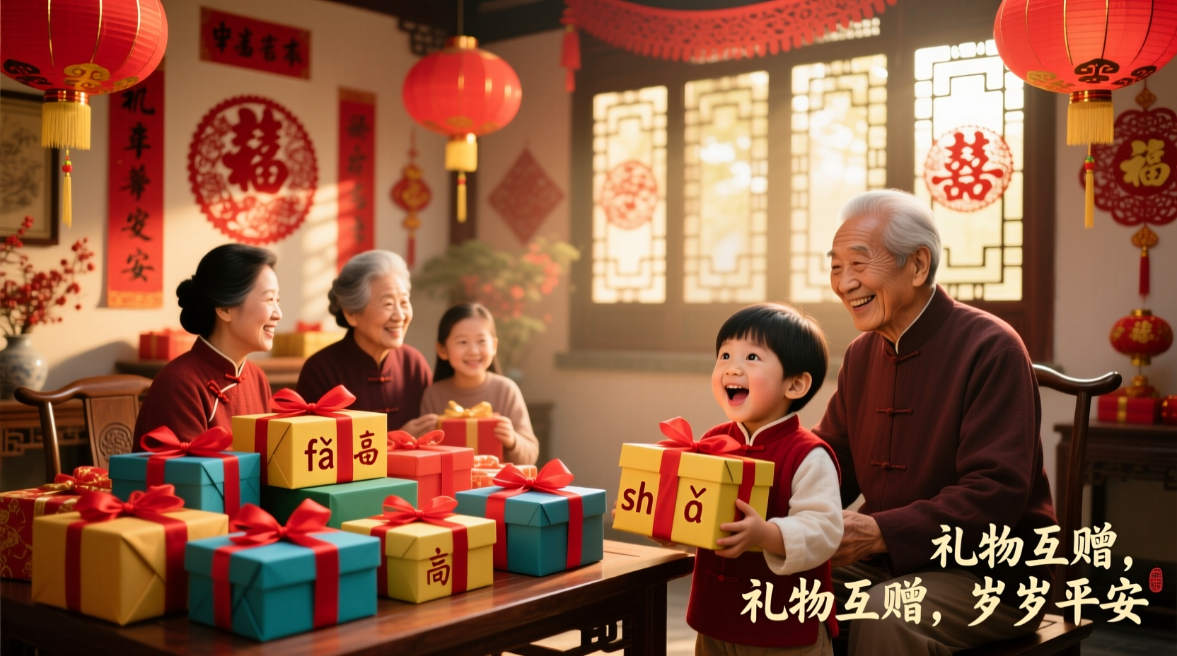 are gifts exchanged on chinese new year