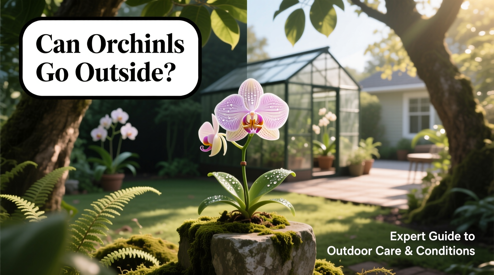 can orchids go outside