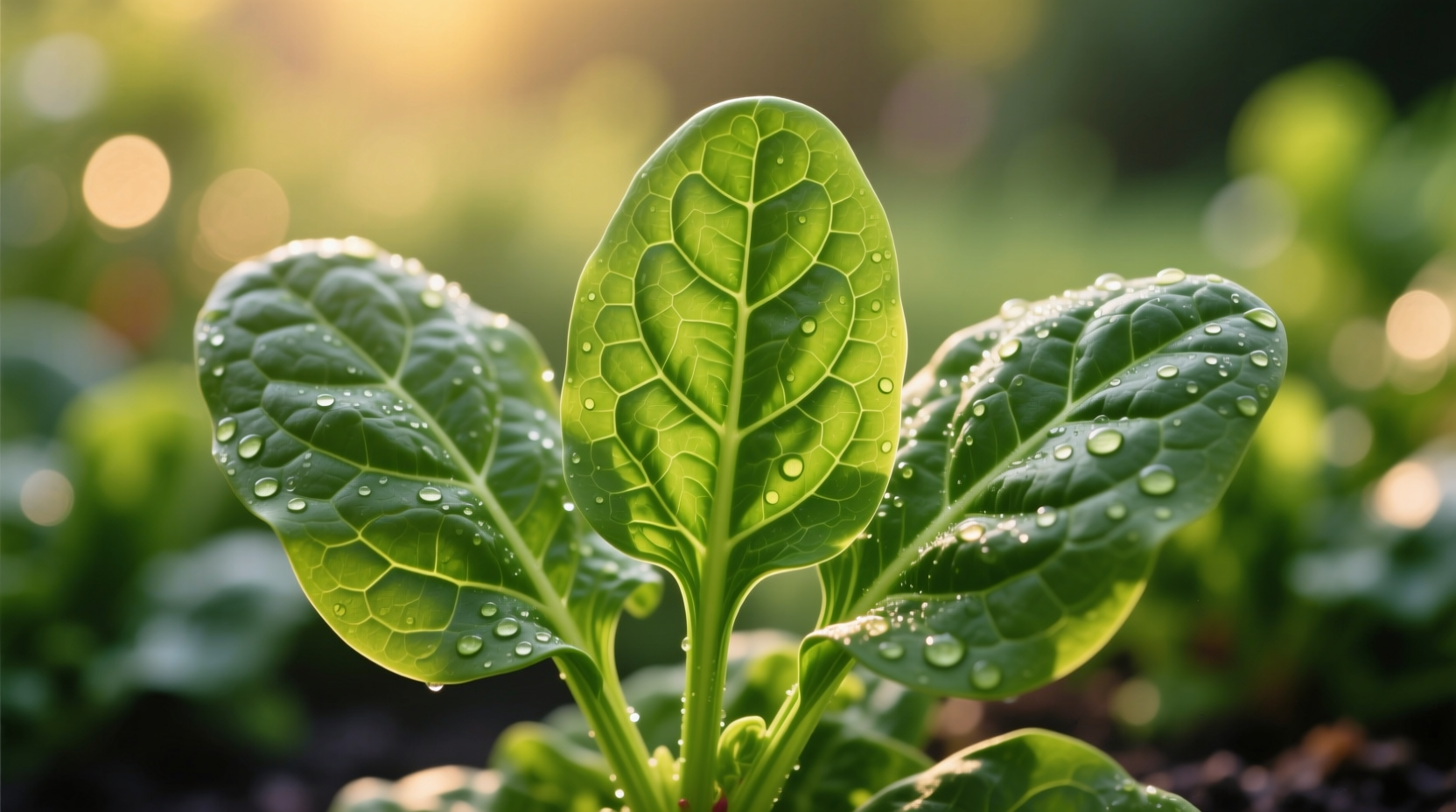 Fresh spinach leaves showing vibrant green color and texture
