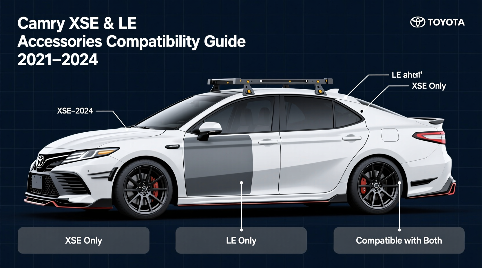 camry xse le accessories compat