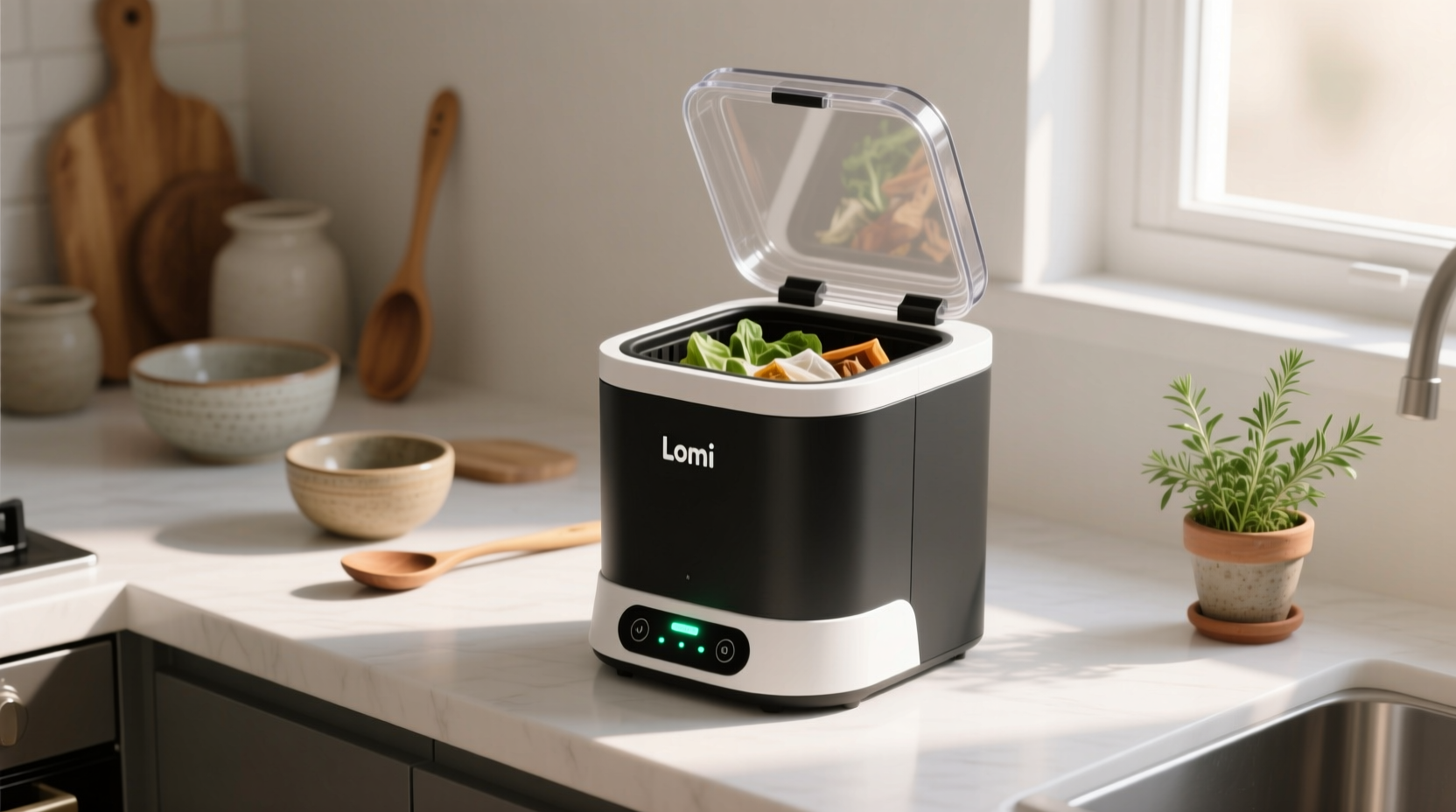 lomi countertop composter review