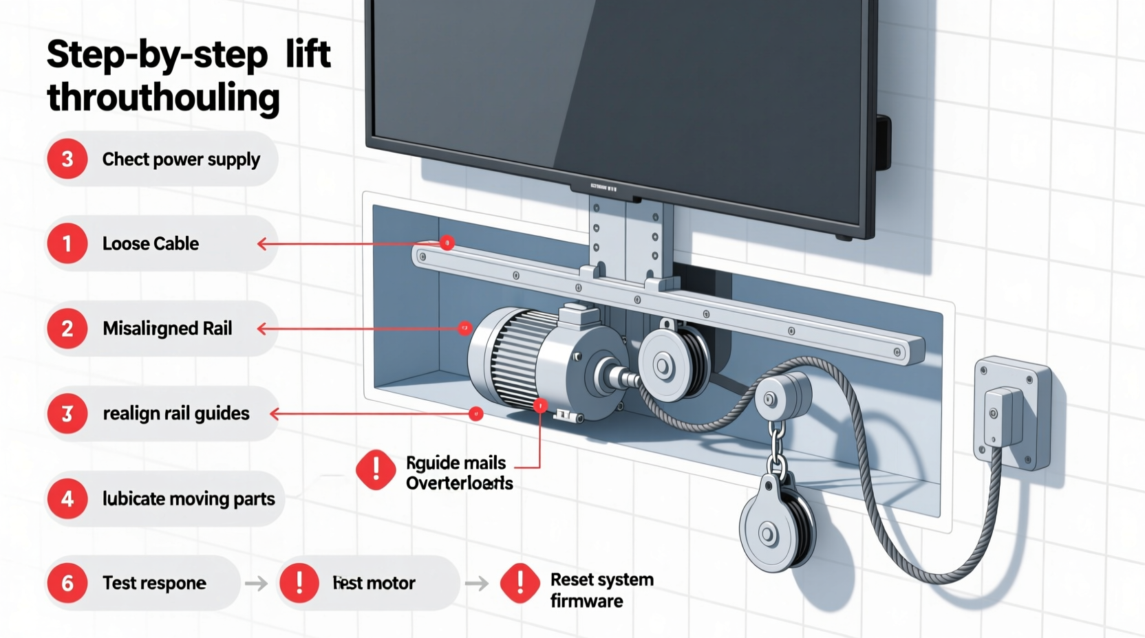 Tv Rigging Failure TV Lift Jamming Fixes: Step-by-Step Troubleshooting Guide
