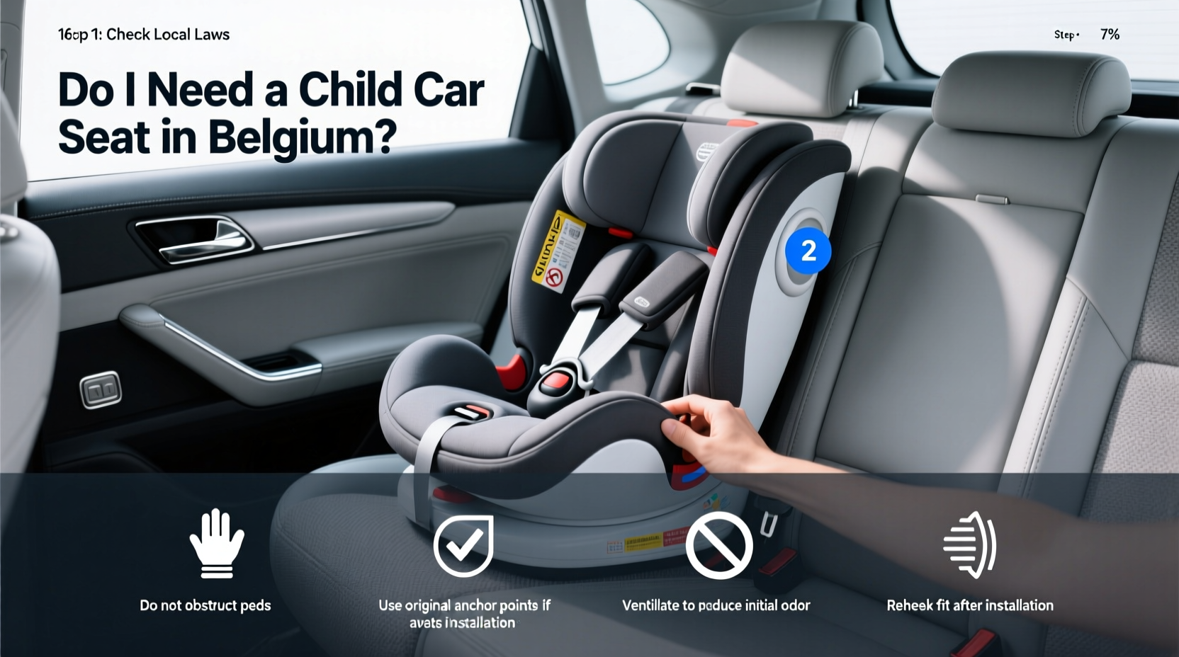 do i need a child car seat in belgium