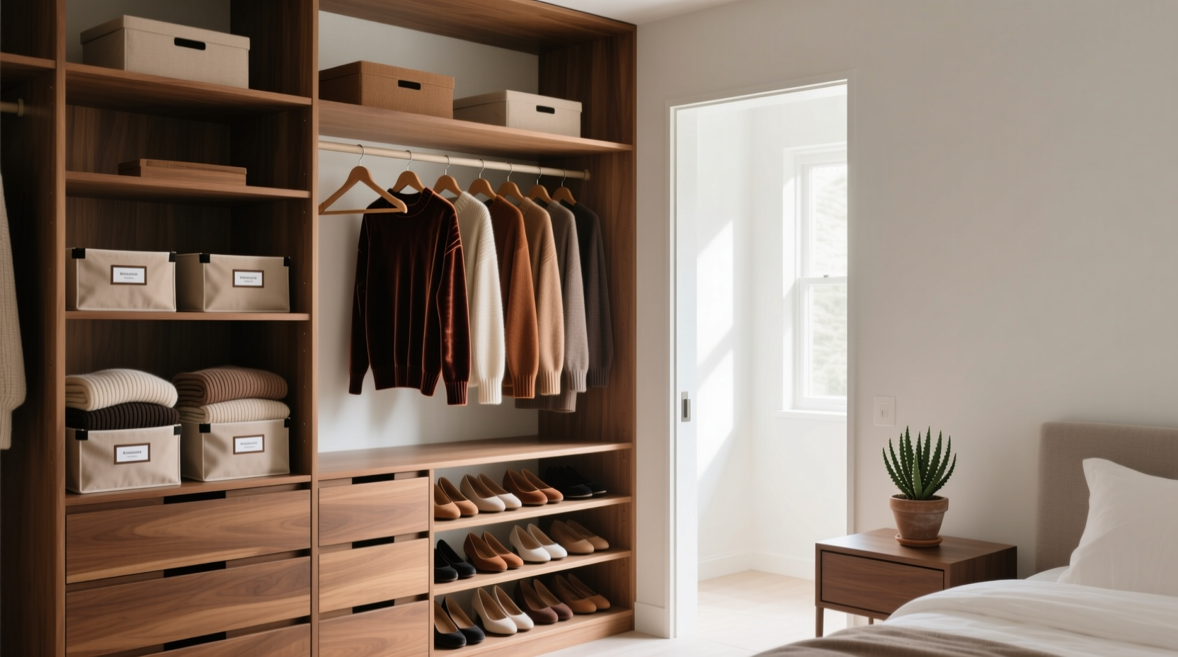 closet organizing