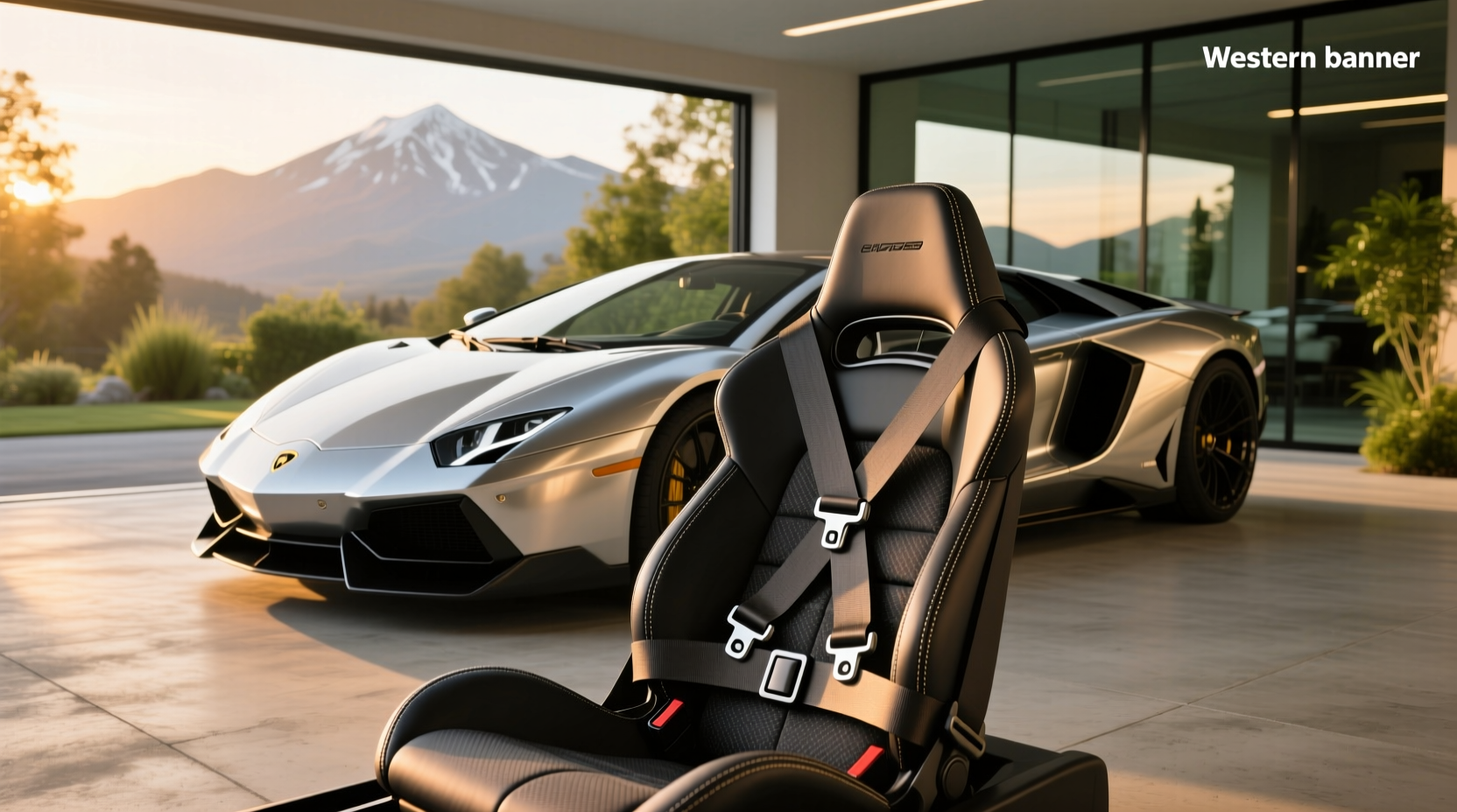 4 point harness seat belt guide