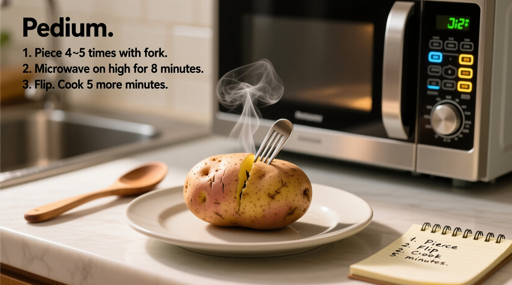 Perfect Microwave Baked Potato: 7-Minute Method