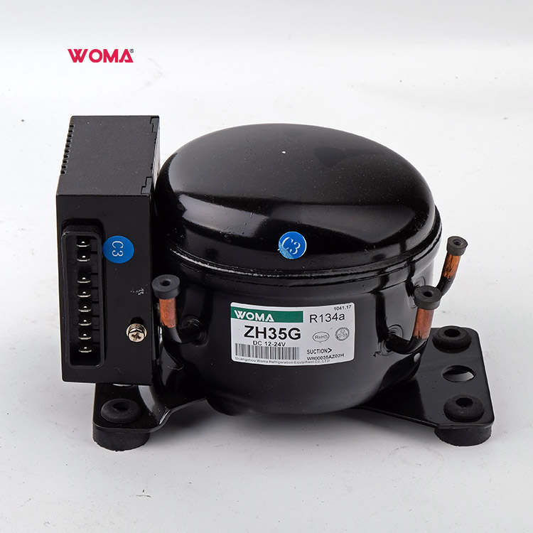 WOMA DC 12V-24Vポータブル冷蔵庫用ZH35G冷却コンプレッサー