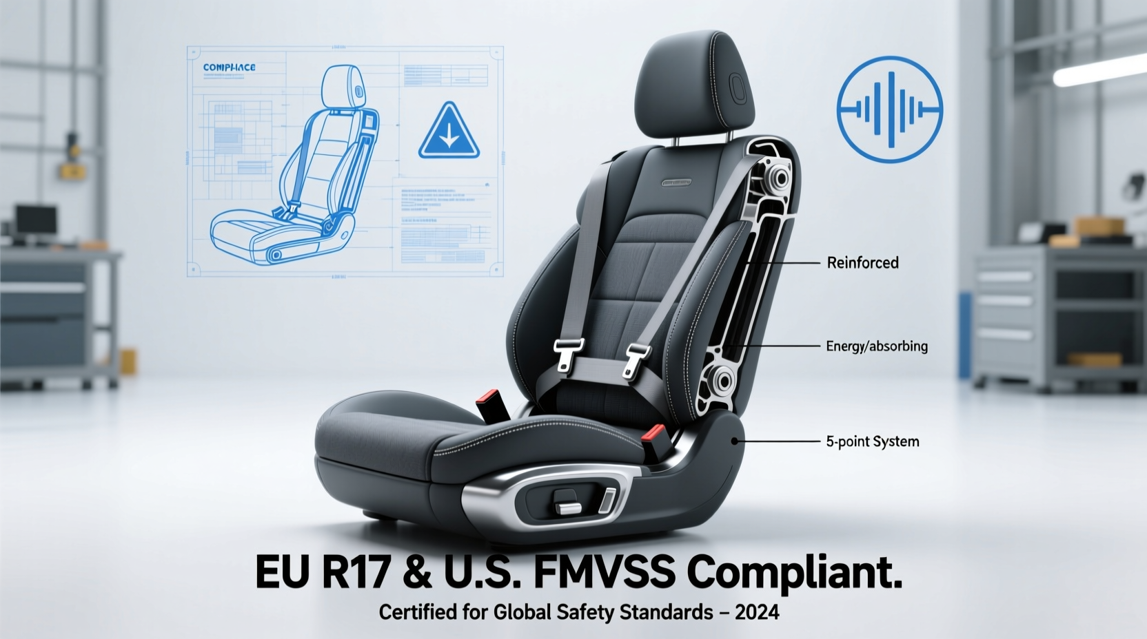 glk x204 seat legal compliance