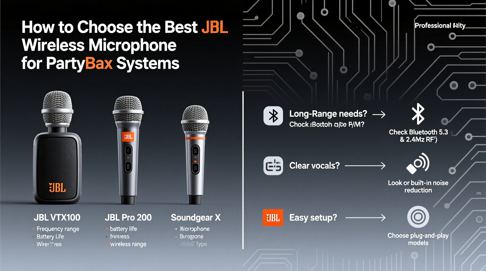 jbl microphone wireless for partybox