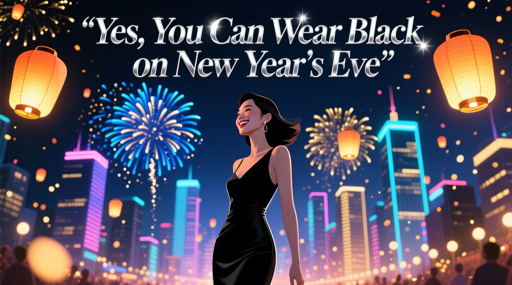 can i wear black in new year