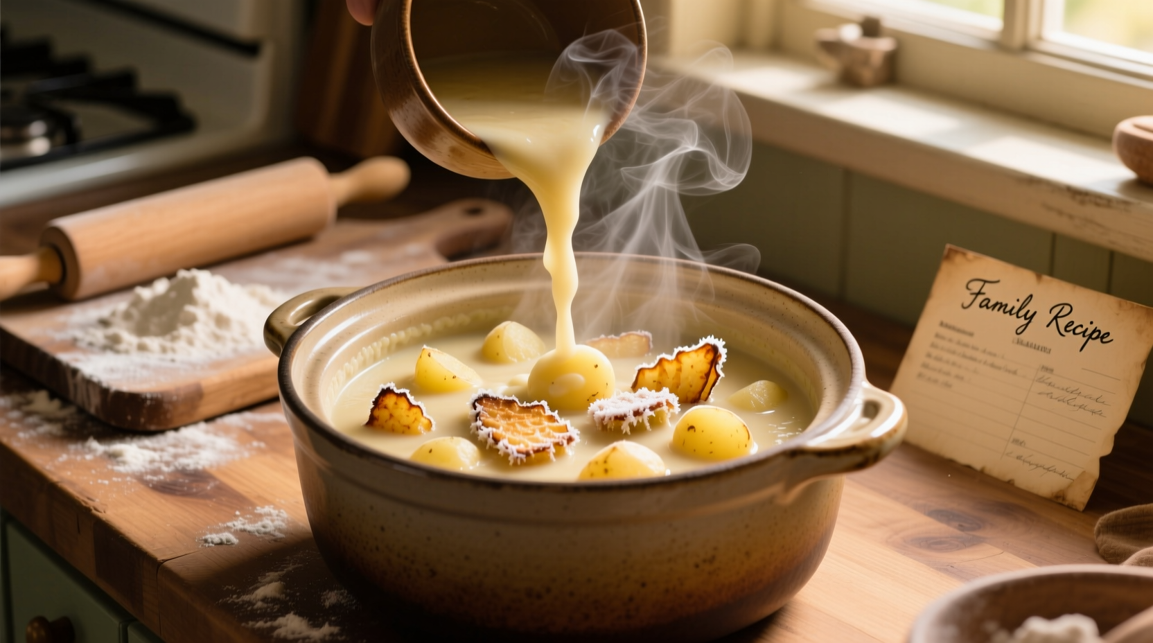 crock pot potato soup with frozen hash browns