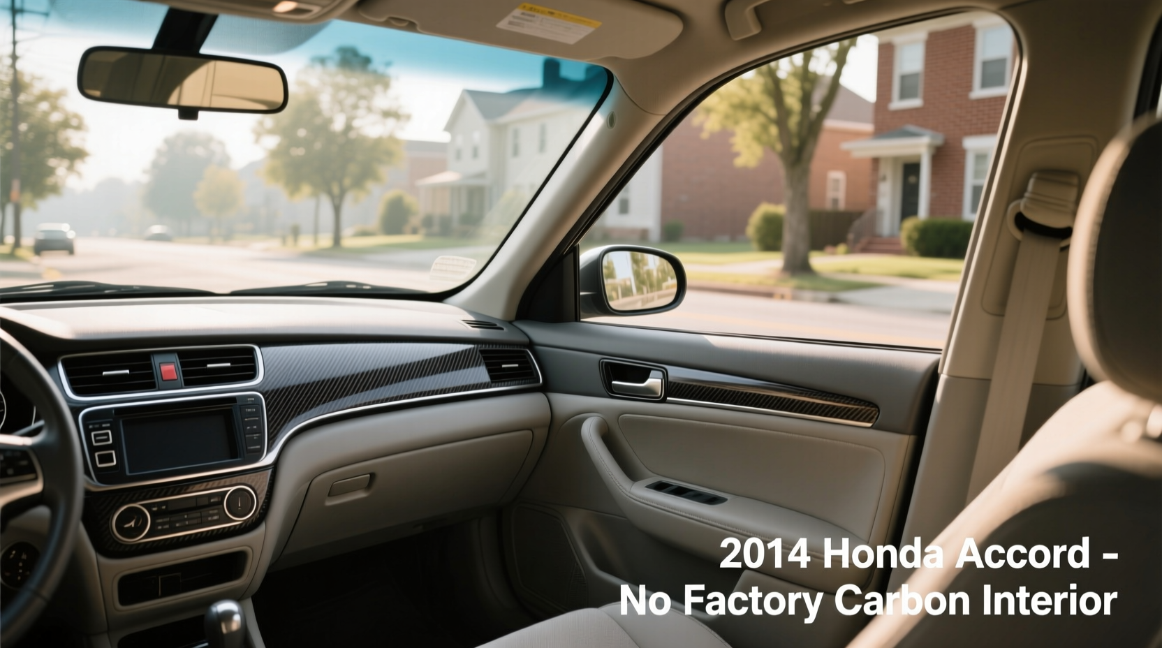 2014 Honda Accord Has No Factory Carbon Interior