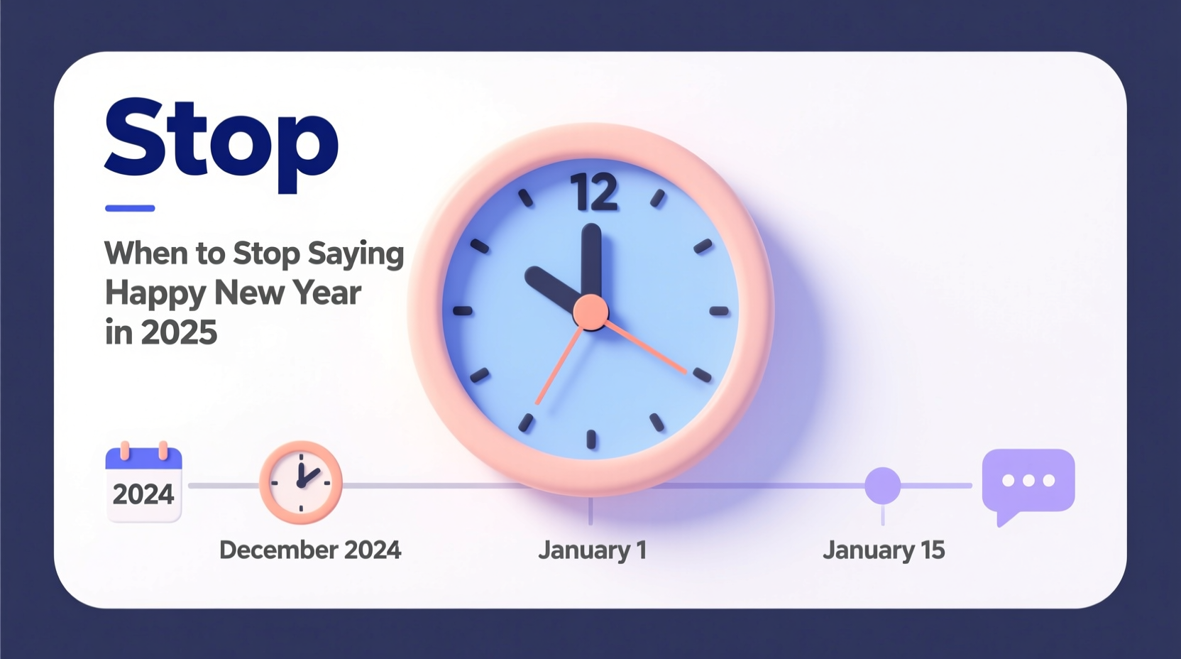 When to Stop Saying Happy New Year in 2025