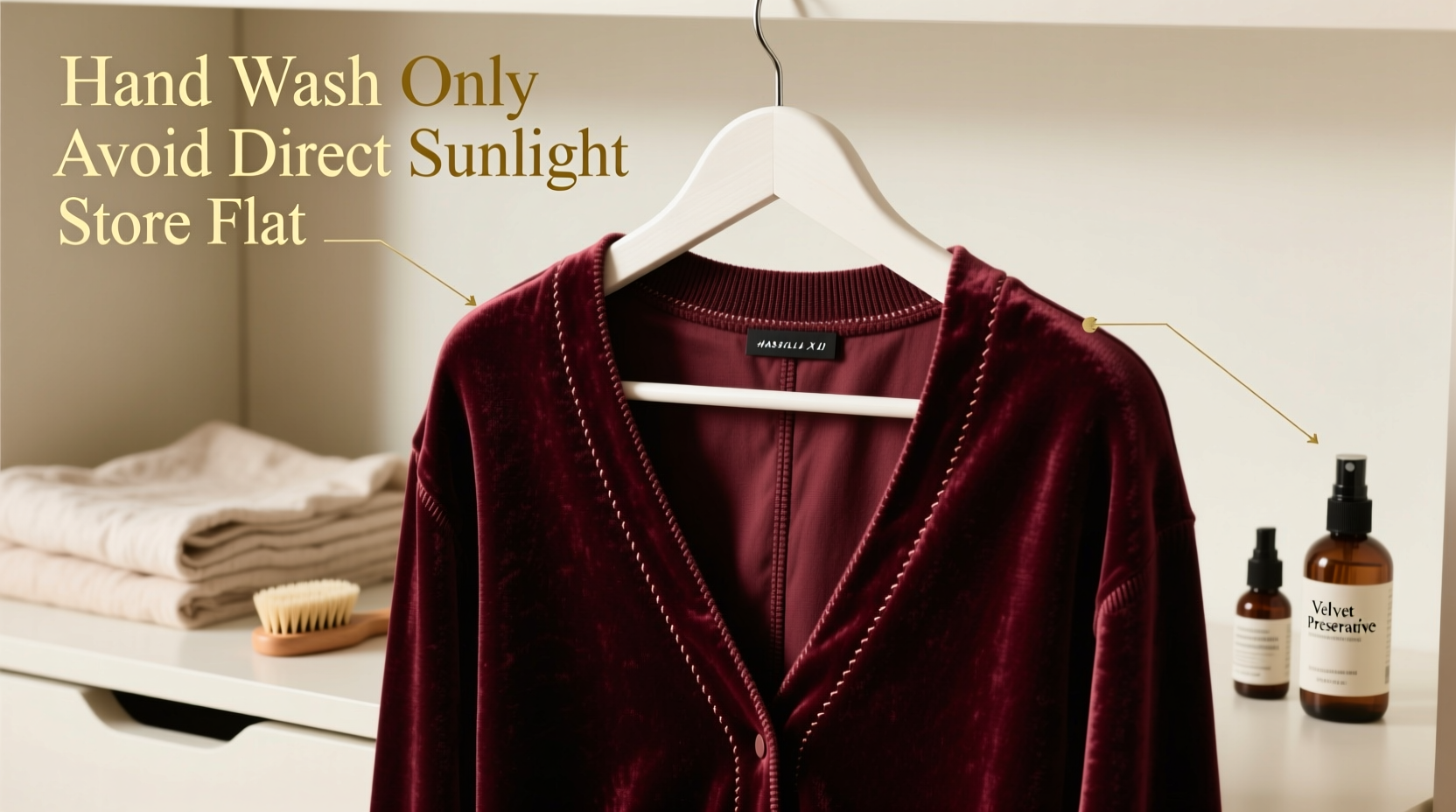 expert guide how to properly care for your velvet lined sweater to keep it soft and durable