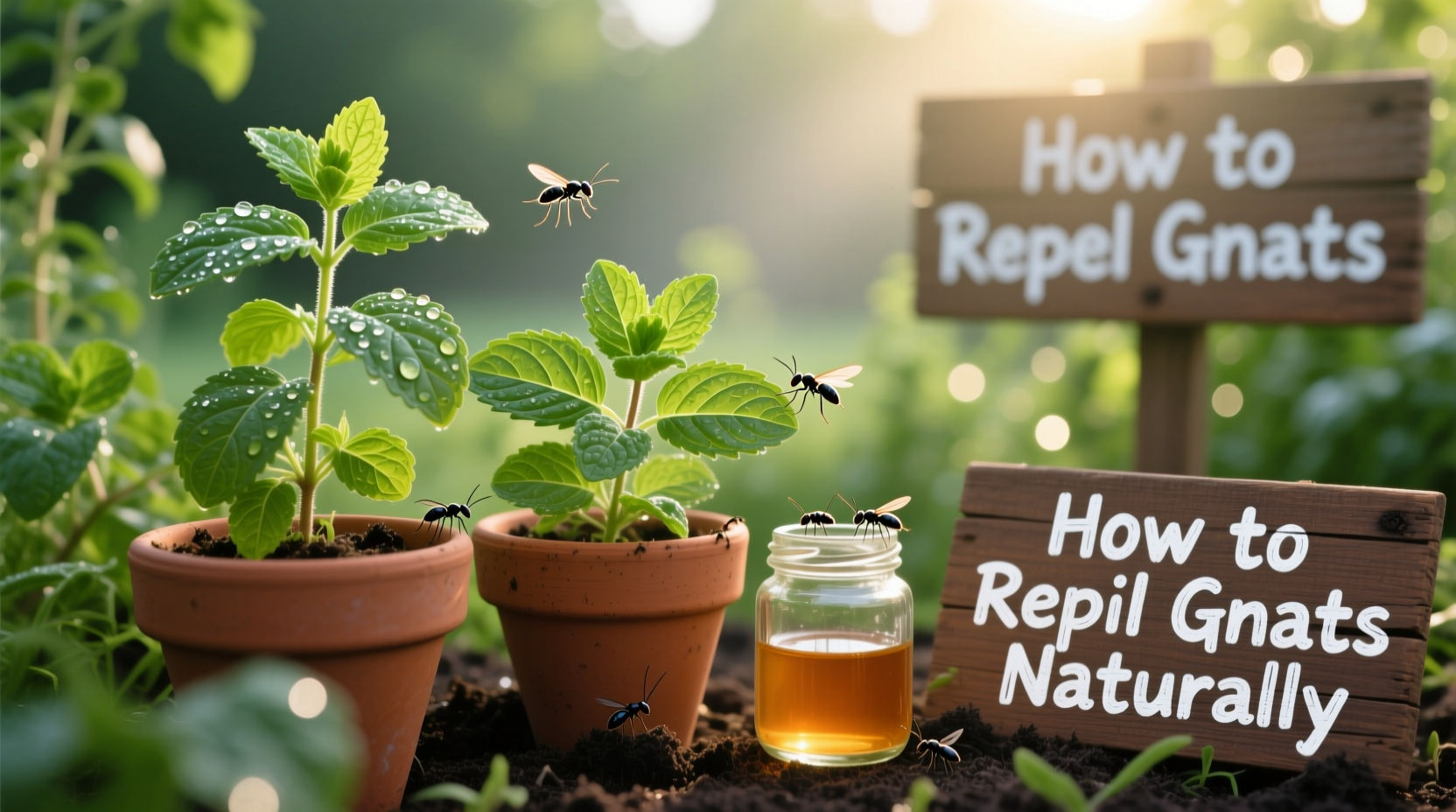 how to repel gnats naturally