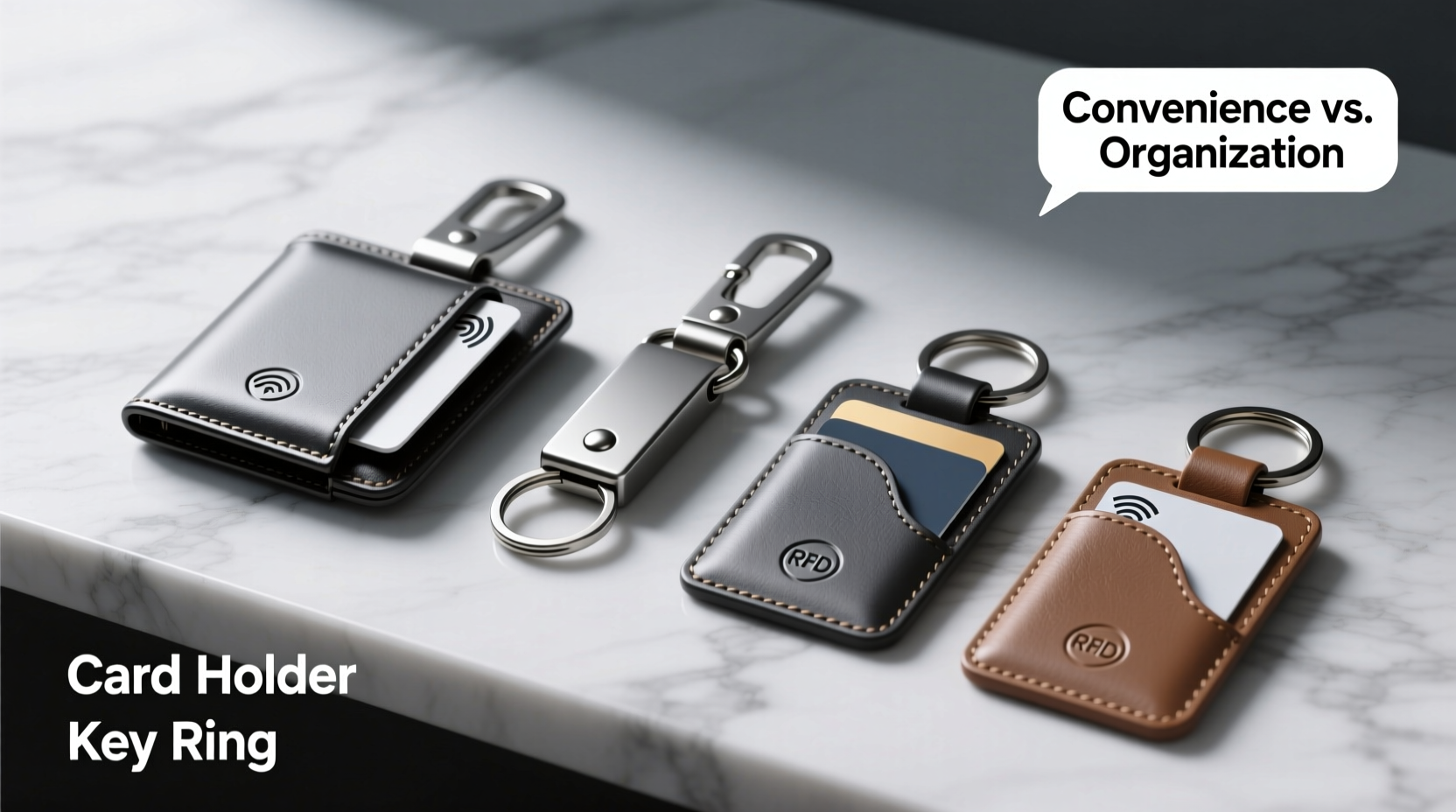 2 in 1 wallet keychains vs separate card key holders is the convenience worth it