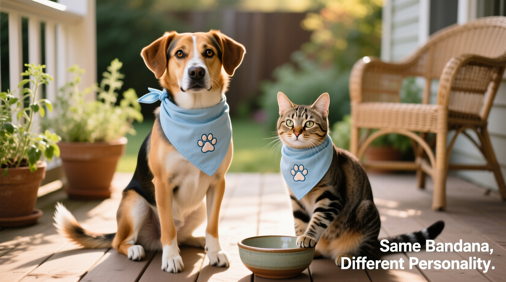 dog bandana or cat bandana are they really that different or can my pet wear either