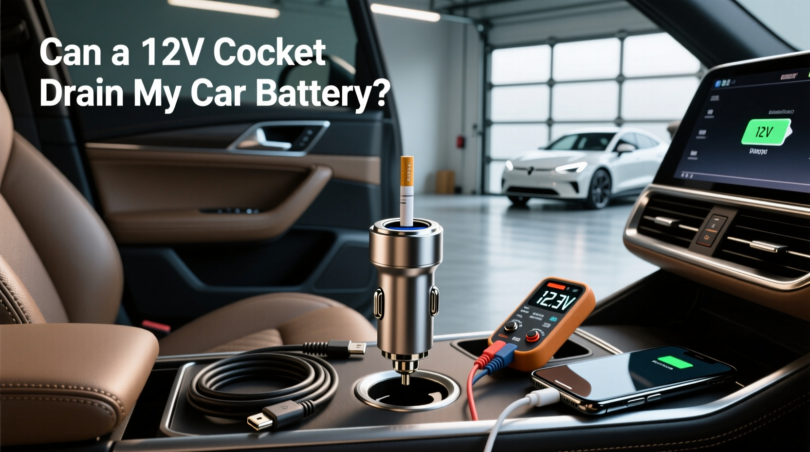 Car Cigarette Lighter Plug with Lock, Can a 12V Socket Drain My Car Battery? Buying Guide