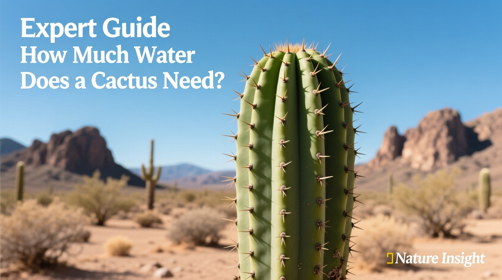 how much water cactus