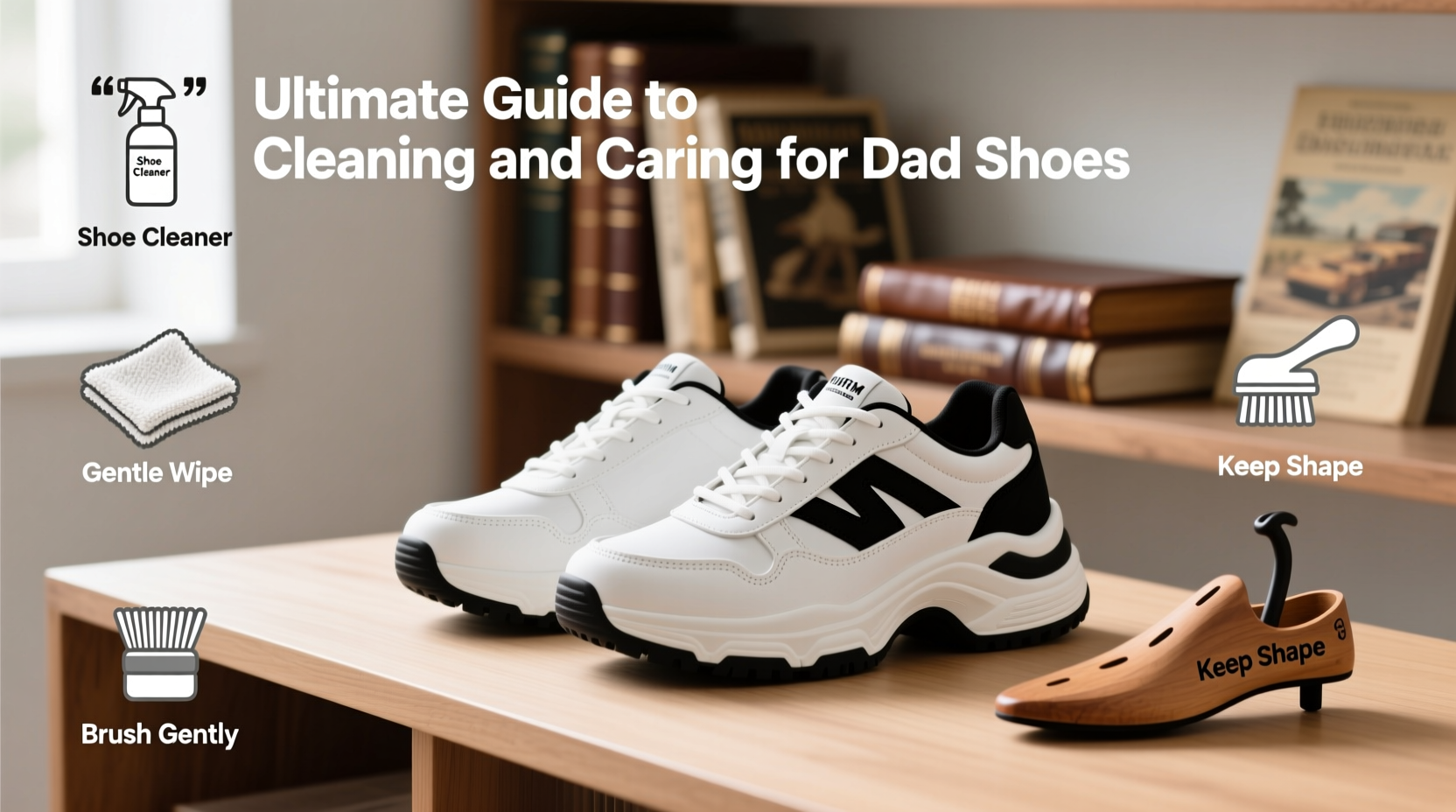 ultimate guide to cleaning and caring for dad shoes to keep them fresh and stylish