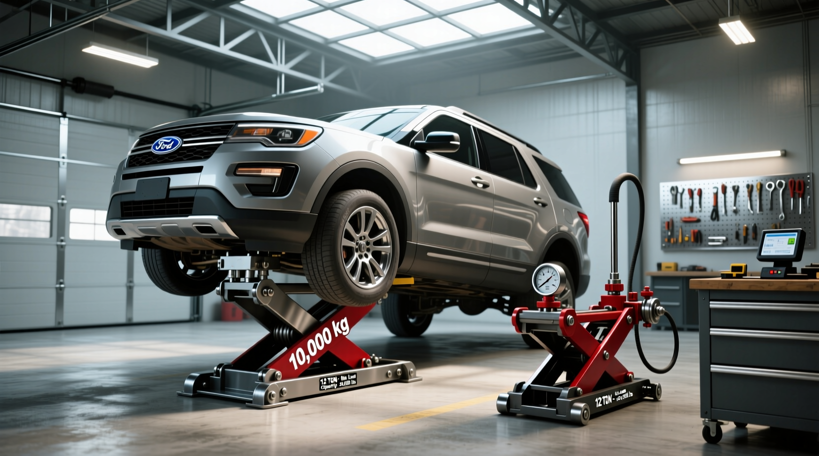How to choose 10 tons car jack, How much weight can a 12 ton jack lift?