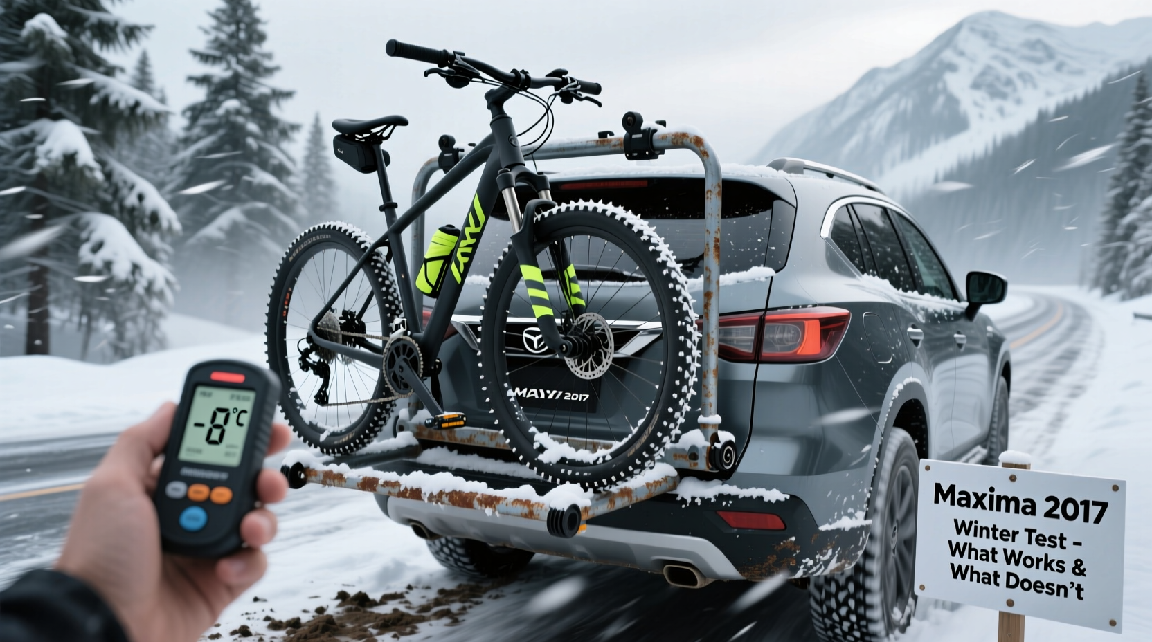maxima 2017 bike rack winter test