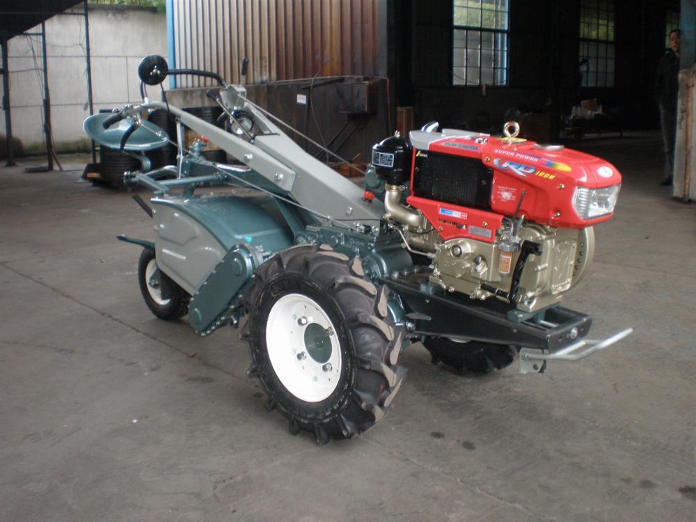 2 wheels Chinese hand walking tractor small multipurpose farming hand tractors for agriculture machinery plough rotary