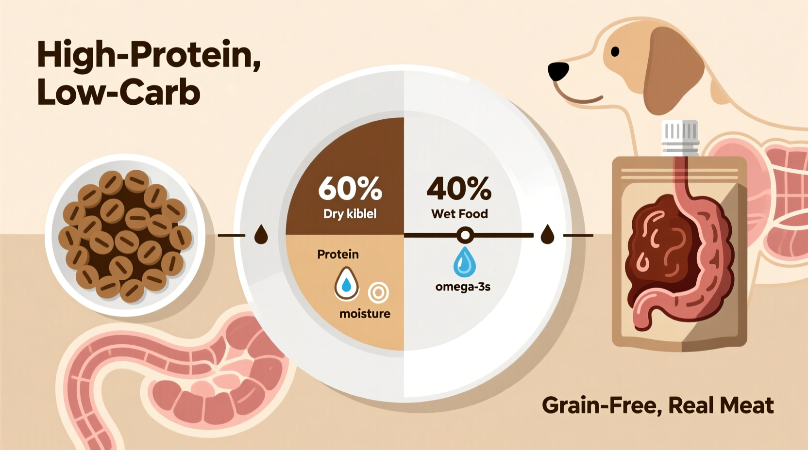 a practical guide to balancing wet and dry dog food for optimal health
