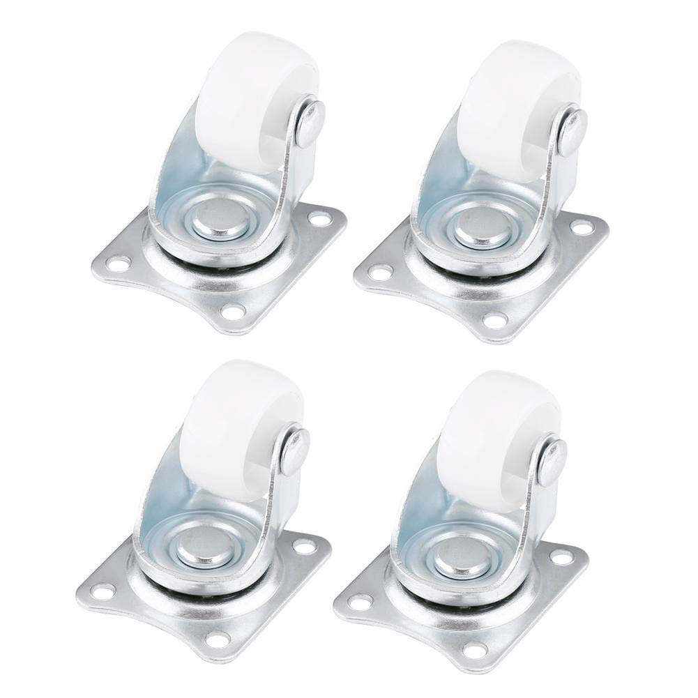 DLPO 25mm Fixed Caster Wheels PP Top Plate Mount Caster Wheel