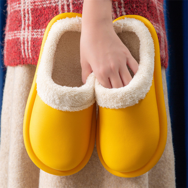 Cheap Plush Slipper Non-slip Winter Waterproof Women House Slippers Wholesale
