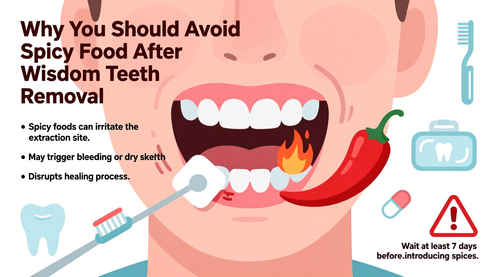 spicy food after wisdom teeth removal why its best to avoid
