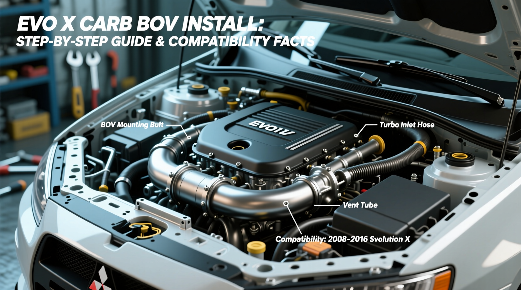 evo x carb bov install