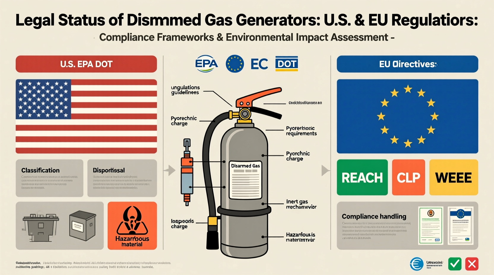 legal status disarmed gas generator